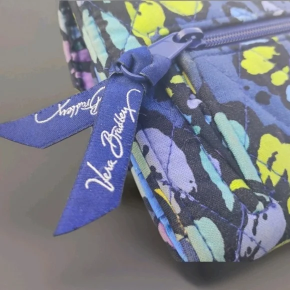 Vera Bradley Blue and Yellow Floral Wallet - Picture 7 of 7